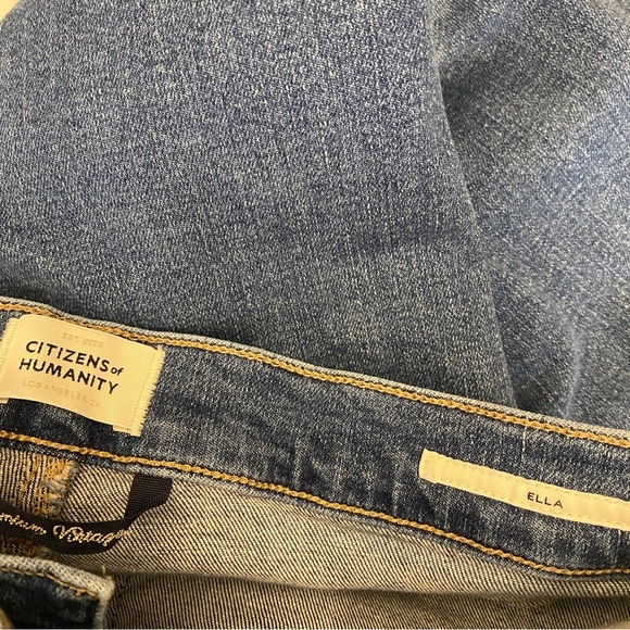 Citizens of Humanity || Ella Mid Rise Slim Jeans in Sundial Blue 29 - Picture 6 of 11